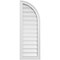 Ekena Millwork Quarter Round Top Right Surface Mount PVC Gable Vent w/ 2"W x 1-1/2"P Brickmould Frame, 14"W x 40"H GVPQR14X4002SF - alternate 1